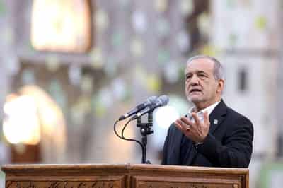 Image for Pezeshkian says Iran will not bow to pressure amid US nuclear talks