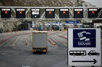 Image for Wrapped in Brexit red tape, a UK freight firm struggles to trade