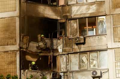 Image for Russian attacks kills three in Ukrainian cities, strikes hit Kyiv districts, officials say