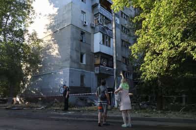 Image for Ukraine's Zelenskiy says Russia launched over 30 missiles, 300 drones in overnight attack