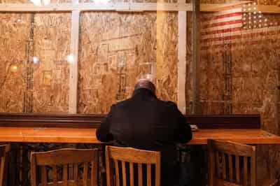 Image for US states worried about election unrest take security precautions