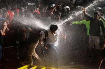 Image for Sri Lanka fuel shortage set to ease; police clash with protesters