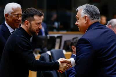 Image for EU on charm offensive in Ukraine as Hungary blocks Kyiv's accession
