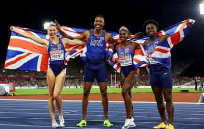 Image for Athletics-Britain's Hunt and Asher-Smith set medal records at European Championships
