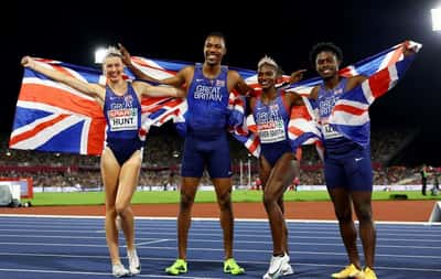 Image for Athletics-Britain's Hunt and Asher-Smith set medal records at European Championships
