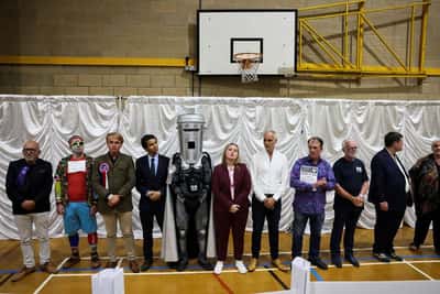 Image for Nigel Farage regains UK parliamentary seat, fights off Count Binface challenge
