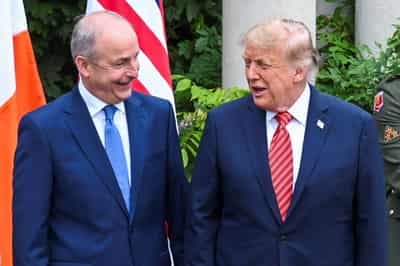 Image for Trump reiterates support for united Ireland, says won't talk about Scotland 'yet'
