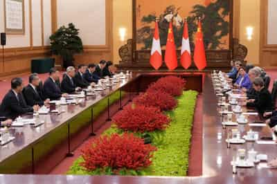 Image for China's Xi, Swiss president praise trade deal that boosts access
