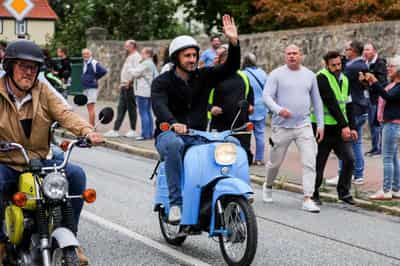 Image for AfD turns 'Vespa of East Germany' into election campaign vehicle