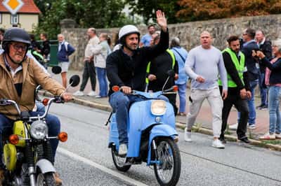 Image for AfD turns 'Vespa of East Germany' into election campaign vehicle