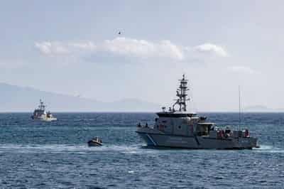Image for At least four die after migrant boat sinks off Greek island of Lesbos
