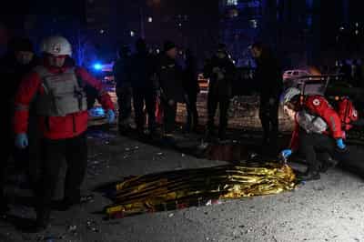 Image for Two dead, eight injured in strike on Ukraine's Zaporizhzhia