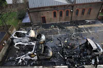 Image for UK counter-terror police leading probe into attack on Jewish community ambulances