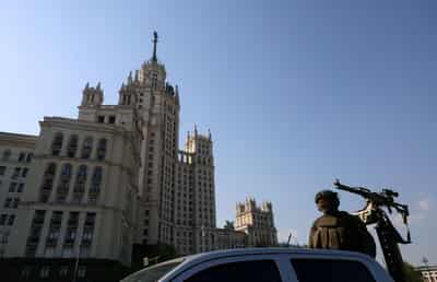 Image for Russia says 32 drones targeting Moscow shot down ahead of Victory Day