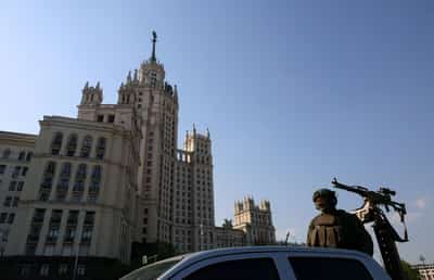 Image for Russia says 32 drones targeting Moscow shot down ahead of Victory Day