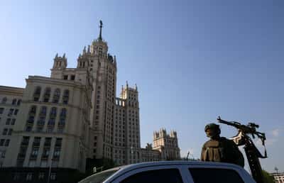 Image for Russia says 32 drones targeting Moscow shot down ahead of Victory Day