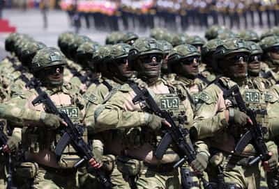 Image for Armenia parades foreign-made weaponry as tensions with Russia rise
