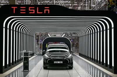 Image for Tesla's German car sales more than halved in July