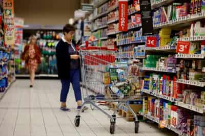 Image for French shoppers buy fewer tampons, less detergent as prices surge