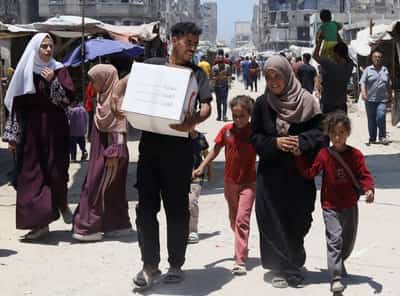 Image for Trump says Israel will have to decide on next steps in Gaza, pledges more aid