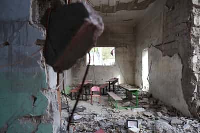 Image for Trump says it may never be known who was at fault for strike on girls' school in Iran