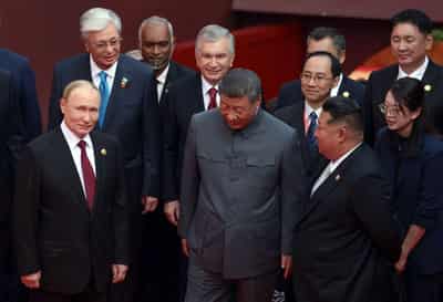 Image for Kim promises to help Russia with 'everything' as Putin thanks North Korea for war aid