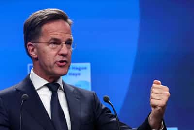 Image for All NATO, including US, 'totally committed' to keeping Ukraine in fight, Rutte says