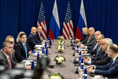 Image for Rubio says US committed to helping end Ukraine war after meeting Lavrov