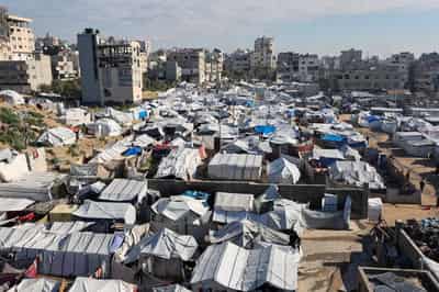 Image for Exclusive-Trump's Gaza plan on hold as Iran war pauses disarmament talks, sources say