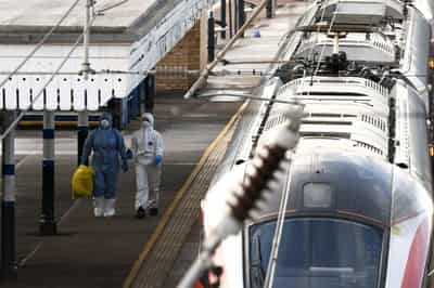 Image for UK police say train stabbings carried out by lone attacker, not terrorism