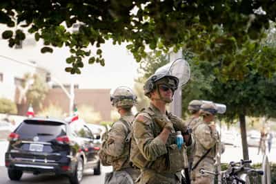 Image for US court lets Trump keep control of California National Guard for now
