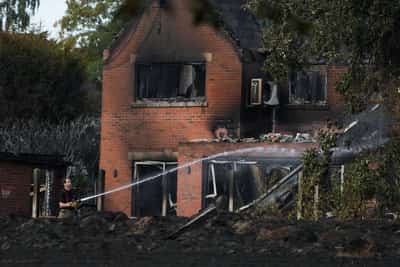 Image for Wildfires in Britain hit record levels after homes burn in intense heat