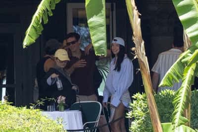 Image for Newlyweds Dua Lipa and Callum Turner arrive in Sicily for wedding celebrations