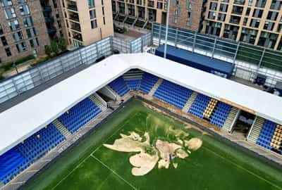 Image for Soccer-‘I thought it was AI,’ says Wimbledon director of flooding images at stadium