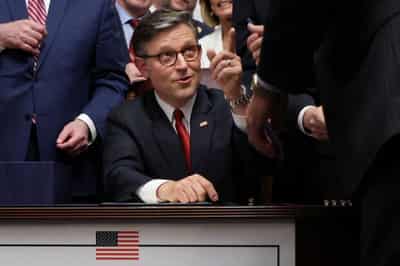 Image for US House Speaker Johnson sees no immediate Russia sanctions action