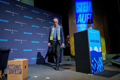 Image for Contrite Merz says he must communicate better after 'lazy' Germans spat