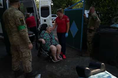 Image for As Russia advances, Ukrainians flee once-sleepy mining town