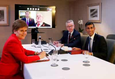 Image for Rishi Sunak ‘pleased’ with progress on resolving Northern Ireland protocol