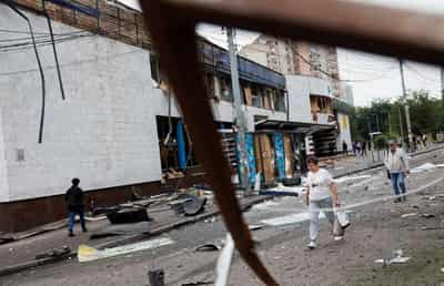 Image for Russian attacks on Ukraine kill two, cause widespread damage