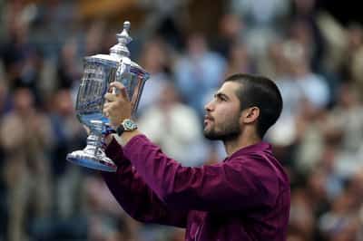 Image for Tennis-Sublime Alcaraz outshines Sinner for second US Open title and top rank