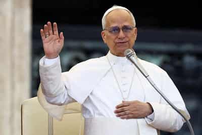 Image for Pope Leo tells Catholic bishops not to hide abuse allegations