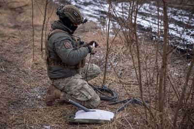 Image for Russia tries to jam Musk's Starlink systems to counter Ukrainian drones