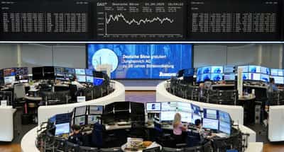 Image for European shares close at record high as healthcare outperforms; US shutdown in focus