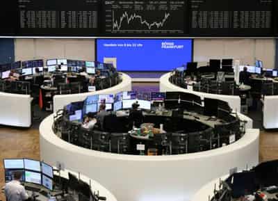 Image for European shares gain on boost from Kering; UK stocks shine