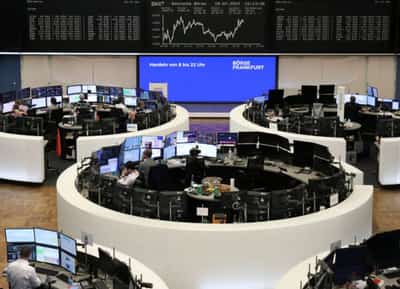 Image for European shares gain on boost from Kering; UK stocks shine