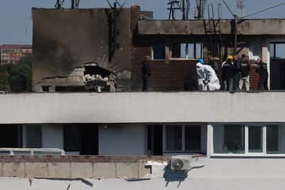 Image for UK summons Russian ambassador after drone strike hit NATO ally Romania