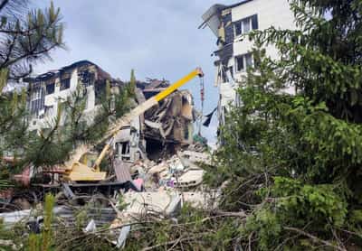 Image for Death toll in student dorm strike rises to 10, Russian-installed official says