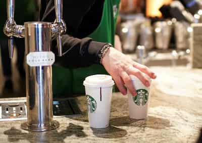 Image for Starbucks forecasts annual profit above estimates