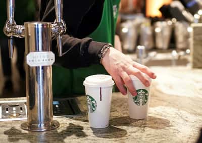 Image for Starbucks forecasts annual profit above estimates