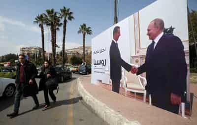 Image for On Syrian frontline, Russia’s war on Ukraine evokes painful memories